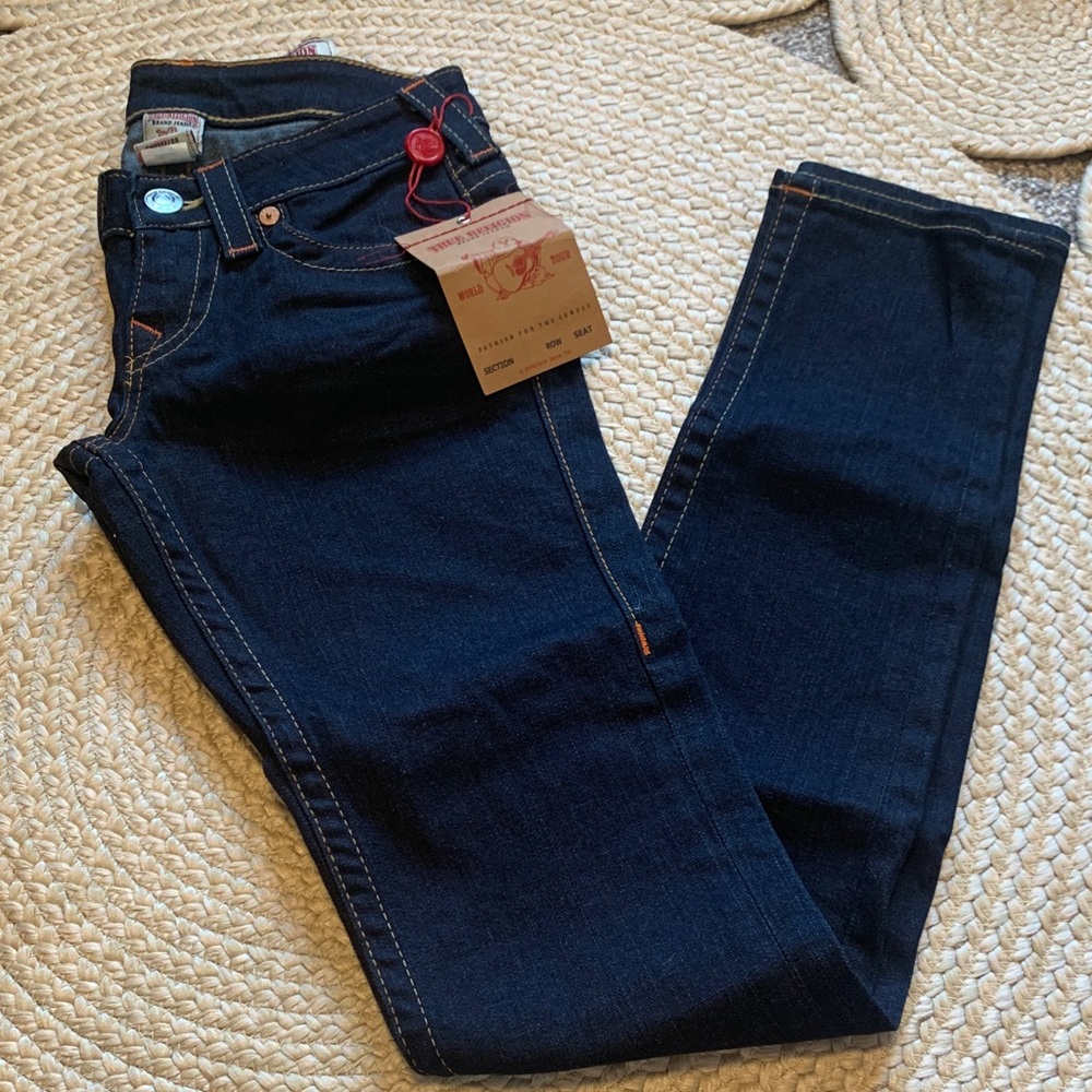 NWT True Religion “Stella” Indigo Skinny Jeans